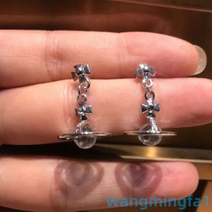 2024 Designer Luxury Xitai Queenjewellery 20 Saturn Ring Trendy Transparent Crystal Drop Pendant