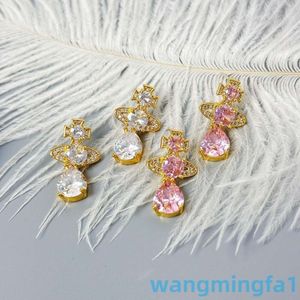 2024 Designer Luxury Xitai Queenjewellery Elegant Water Drop Grade et boucles d'oreilles