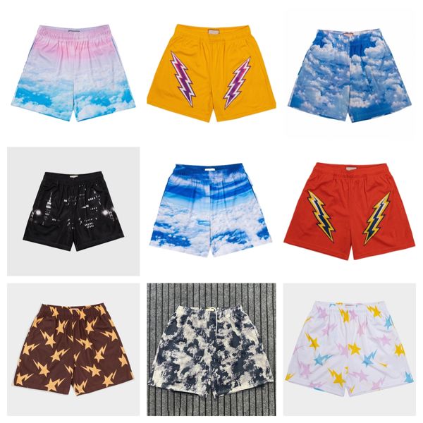 2024 Designer Mens Eric Emmanuels Mesh Swim Shorts Baspigant Basketball Emmanuels Pantalons de plage courte