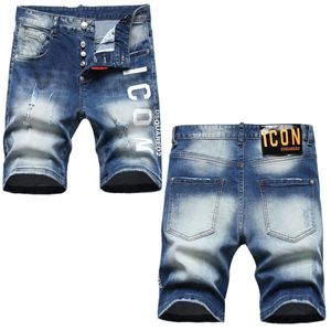 2024 Designer Mens Fashion Jeans Shorts hip hop Hop Casual Short Knee Lenght Jean Vêtements 28-42 Taille Shorts de haute qualité Denim CRD2405283-12