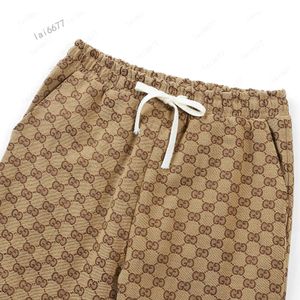 2024 Designer Heren Broek Klassieke Letter G Casual Mannen Vrouwen Trainingspakken Joggers Broek Mode Hip Hop Elastische Taille Broek leggings Jacquard