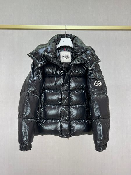 2024 Diseñador para hombre Chaqueta de invierno Parkas Salzman Monclair Francia París Hombre de lujo con capucha Puffer Moncl Moncle Monler Chaqueta acolchada recortada