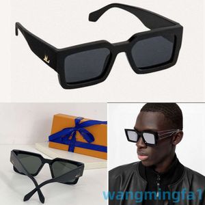 2024 Diseñador Las últimas gafas de sol millonarias para hombres marco cuadrado clásico 1579 gafas de gafas de sol negras cajas originales occhiali da suela