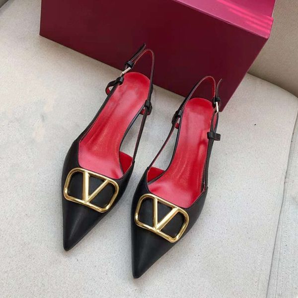 Chaussures à talons hauts pour femmes, chaussures de styliste à talons rouges, fines, noires, nues, mates, 2024