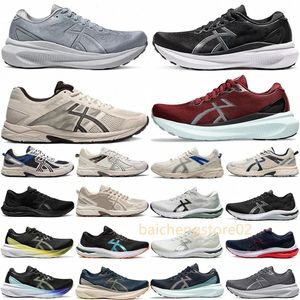 2024 Diseñador Zapatos para correr Gel Kahana8 Low Top Retro Atlético Hombres Mujeres Entrenadores Deportes al aire libre Zapatillas de deporte Obsidiana Gris Crema Blanco Negro Ivy B2