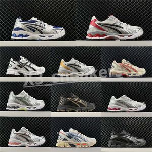 2024 Designer Loopschoenen Gel Kahana8 Lage Top Retro Atletische Heren Dames Trainers Buitensporten Sneakers Obsidiaan Grijs Crème Wit Zwart Ivy X19