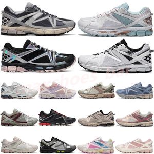 2024 Designer Chaussures de course Gel Kahana8 Low Top Retro Athletic Hommes Femmes Baskets Sports de plein air Baskets Obsidian Gris Crème Blanc Noir Ivy M17