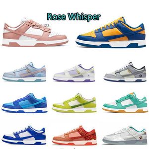 2024 Chaussures de course de créateurs Rose Whisper Low Light Cognac UCLA Bleu Framboise Vert Apple Racer Bleu Union x Argon Ice Winter Solstice Trainer