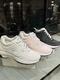 2024 Designer hardloopschoenen sneakers dames luxe veter casual schoenen klassieke trainer sdfsf stof suède effect stad GSFS maat met doos