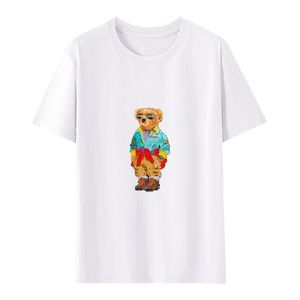 2024 Nouveau T-shirt imprimé du créateur, POLO à imprimé animal pour hommes, manches courtes 100% coton