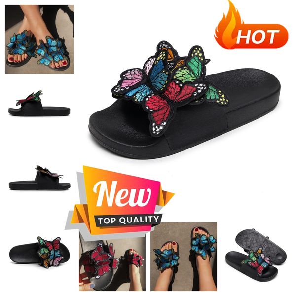 2024 Sandalias de diseñador Zapatillas famosas Diapositivas Corredor de cuero marrón negro Zapatos para mujer Sandalias de playa de verano Tacón Casual Chanclas al aire libre GAI Nuevo hogar caliente