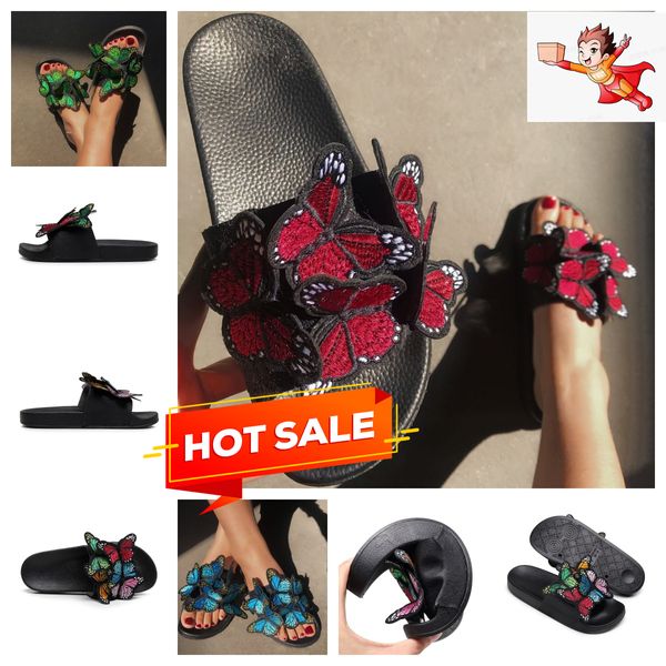 2024 Sandalias de diseñador Zapatillas famosas Diapositivas Corredor de cuero marrón negro Para mujer Sandalias de playa de verano Tacón Casual Al aire libre GAI Italia París Nuevo hogar