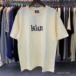 2024 Designer Shirt Kleding Vintage Kith Biggie Tee Klaar om te sterven T-shirt Mannen Vrouwen Hoge kwaliteit wassen en oud T-shirt maken Hoge kwaliteit Ess Haikyuu 9112