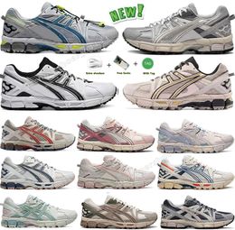 2024 designer schoenen gel kahana8 sneakers ontwerpers dames heren trainers Lace-Up Blauw poeder Wit grijs Casual schoenen chaussure Outdoor Cross-country hardloopschoenen