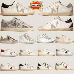 2024 Designer Schoenen Gouden Sneakers Luxe Casual Star Schoenen Luxe b All-Star Dirty Old Loafers Italiaans merk originele platform sneakers voor heren en dames Maat 35-46