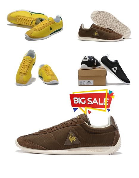 2024 zapatos de diseñador le coq zapatos casuales zapatillas para correr zapatillas para mujeres jogging 36-44 tamaño negro azul amarillo envío gratis clásico gallo francés gai gai