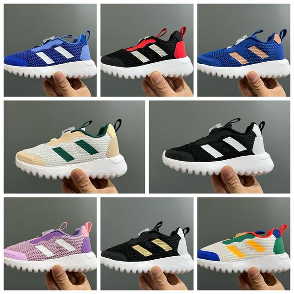 2024 zapatos de diseñador Low Boys Tennis Niñas Baby Athletic Atlética Blue Black Purple Multi-Color Biddler Cherry For Kids Cloud Shoes para niños al aire libre Sapatos