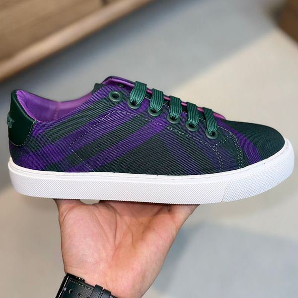 2024 Zapatos de diseñador Hombres Zapatillas de deporte Zapatos casuales para mujer Zapatilla de deporte vintage Plataforma Entrenadores Clásicos Impresión de cuero Entrenador plano Moda Corredor Tamaño 35-46