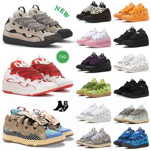 2024 Designer schoenen mesh geweven veterschoenen stijl buitengewone sneaker reliëf lederen lavines sneakers heren dames kalfsleer schoen platform groot formaat us 12 eur 46