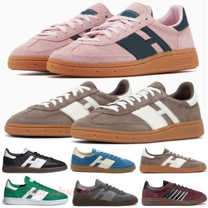 2024 Designer Handball Spezial Shoes Terre Strata Gum Chaussures décontractées Men Femmes Aluminium Blackgum Collegiate NavyCore Blue Black Clear Pink Gum avec boîte