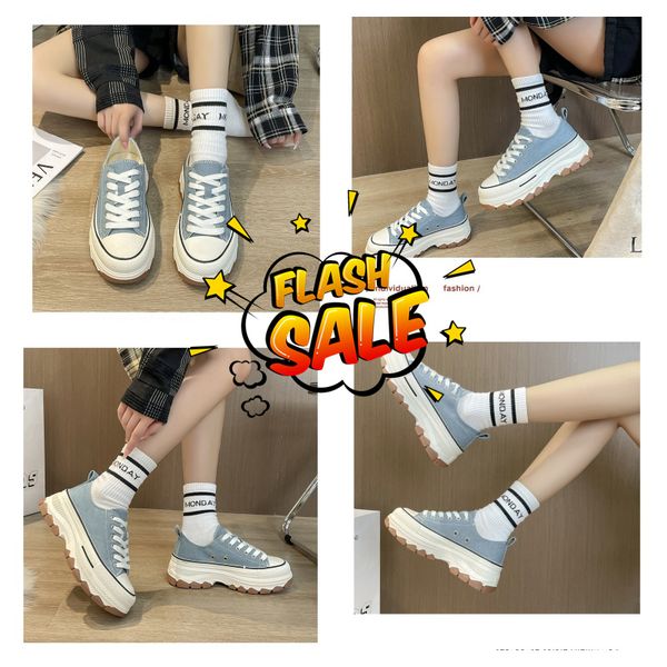 2024 Crérat Chaussures baskets gabardine nylon Casual Chores Brand Wheel Trainers Luxury Toivas Femmes Sneake Fashion Plateforme Solid Haulten Solite Shoe Outdoor Shoes Gai