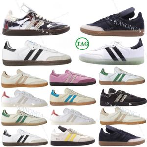 2024 Chaussures de créateurs Chaussures décontractées végétaliennes pour hommes Femme Designer Trainers Cloud White Core Black Bonners Collegiate Green Gum Outdoor Flat Sports Sneakers 36-45