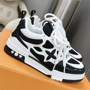 2024 Designer Skate Sneakers Femmes Hommes Mesh Abloh Sneaker Plate-forme Virgil Maxi Casual Chaussures Lace-up Runner Trainer Pain Chaussure 35-47 V7