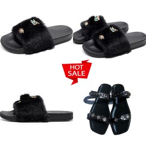 GAI 2024 Designer Slipper Witte Dames Zomer Hak Sandaal Kwaliteit Mode Slipper Gedrukte Slipper Platte Slipper Platform Slippers Strand Klassieke platte sandaal