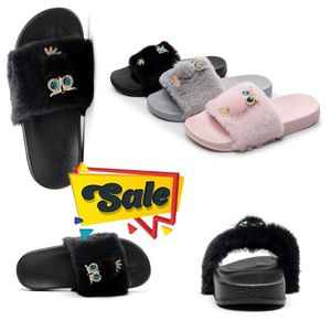 GAI 2024 Zapatillas de diseñador Sandalias Plataforma de diapositivas Moda al aire libre para mujeres Ocio antideslizante Zapatilla de mujer nuevo estilo precio bajo