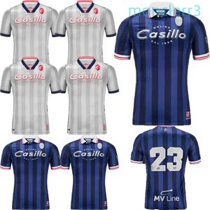 2024 Designer SSC Bari Mens voetbalshirts Botta W.Cheddira di Cesaremaiello Scavone Blue White Special Edition voetbalhirt met lange mouwen volwassene uniformen