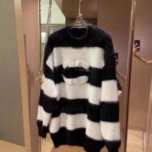 2024 Designer trui trui trui trui jumper geborduurde bedrukte trui gebreide klassieke gebreide herfst/winter warme jumper ontwerp jumper kanaal knitwear