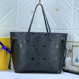 2024 designer draagtas vrouwen handtas portemonnee mode crossbody schoudertas zwart leer reliëf luxe handtassen reizen winkelen bakken dame clutch bag composiet