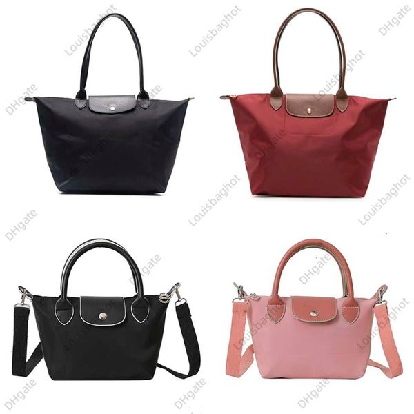 2024 Designer Totes Sac Nylon imperméable à l'eau Dumpling Sacs de soirée Femmes Une épaule Sac à main Grand stockage Gym Maman Shopping Sac Dfgd