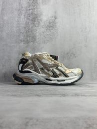 2024 Designer Track Runners 7.0 Zapatos casuales Plataforma Marca Transmitir sentido Hombres Mujeres Borgoña Deconstrucción Zapatillas de deporte 35-46