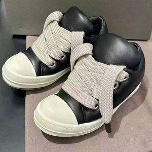 2024 Designer Vintage Chunky Sneakers Mannen Vrouwen Pudgy Casual Schoenen Platform Laarzen Schoenen Echt Leer Mode Brood Sneakers