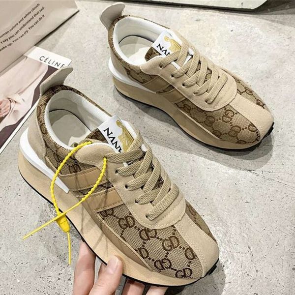 2024 Designer Femmes Chaussures décontractées Brands Sandales Sandales Top Quality Geothe Superon Leather Platform Locs Luxurys Womens Robe Shoe Fashion Running Chaussures