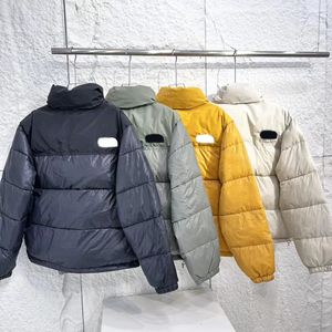 2024 Diseñador Mujeres Clásico Chaquetas al aire libre Abajo Cartas de marca compartida Abrigo de invierno Color Espesar Ropa de mujer Mantener caliente A prueba de viento amarillo