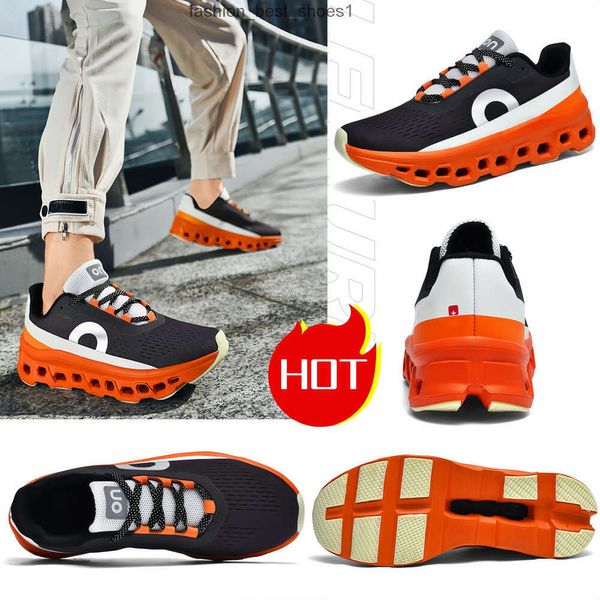 2024 Diseñador Mujeres Hombres Zapatos para correr Gravedad cero X3 Nubes transpirables Cloudmonter Nubes Deportes y ocio Primavera Verano Tamaño al aire libre 36-45 Blanco Blackhot