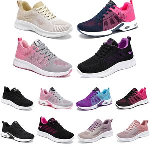 2024 Chaussures de créateurs pour femmes Randonnée Baskets de course Semelle souple Ventiler en maille tissée à lacets Grande taille pour femmes