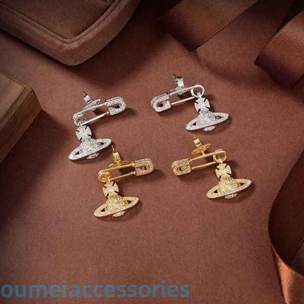 Xitai Queenjewellery – boucles d'oreilles de luxe, épingles à tige, planète terre, diamant complet, qualité personnalisée, Simple, légère, 2024