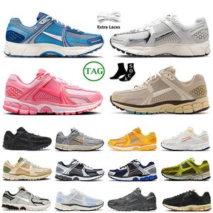 2024 Diseñador Zooms Vomero 5 Zapatos para correr al aire libre Deportes Fotón Polvo Rosa Espuma Avena Triple Negro Desgastado Azul Supersónico Hombres Mujeres Zapatillas de deporte Senderismo