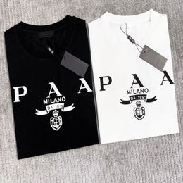 2024 Designers Hommes T-shirt Vêtements Noir et Blanc Femmes Marques célèbres T-shirts à manches courtes Femmes Casual Hip Hop Streetwear T-shirts Designer T-shirt