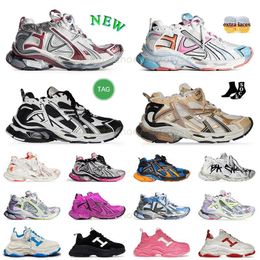 2024 Designers Runner 7.0 7.5 Tess s.Gomma Casual Shoes demna Women Men Trainers Beige Black White Running Shoe Trend Multicolor famous Jogging sneakers platform