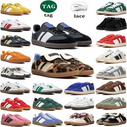 2024 Diseñadores zapatos para hombres para hombres goma gris og 00s zapatillas spezial zapatillas blancos blancos brillantes color rosa color verde oscuro para hombres oscuro entrenador