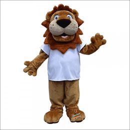 Costume de mascotte Lion de souhait pour enfants, déguisement de fête, unisexe pour adultes, réduction 2024
