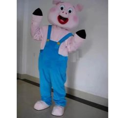 2024 descuento lindo cerdo traje de la mascota de dibujos animados Anime tema personaje Navidad carnaval fiesta disfraces disfraces adultos tamaño