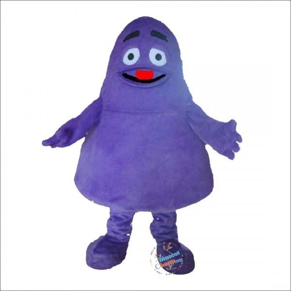 2024 Remise Costume de mascotte de dessin animé de monstre violet personnage de thème d'anime de dessin animé Costumes de fantaisie de fête de carnaval de Noël taille adulte