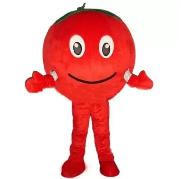 2024 Descuento tomate rojo traje de la mascota de dibujos animados Anime tema personaje Navidad carnaval fiesta disfraces adultos tamaño