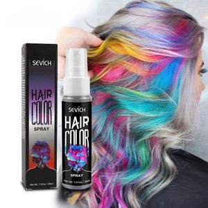 2024 Spray rapide jetable Spray rapide durée durée de la sécurité imperméable Dye pour cheveux violet rouge blanc mode de cheveux instantanés Couleur de cheveux pour les cheveux rapides