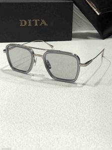 2024 Dita Square Womens Men Lunettes de soleil Fashion Designer Shades Golden Frame Style Sun Glasses Mens UV400 Gradient Sungass